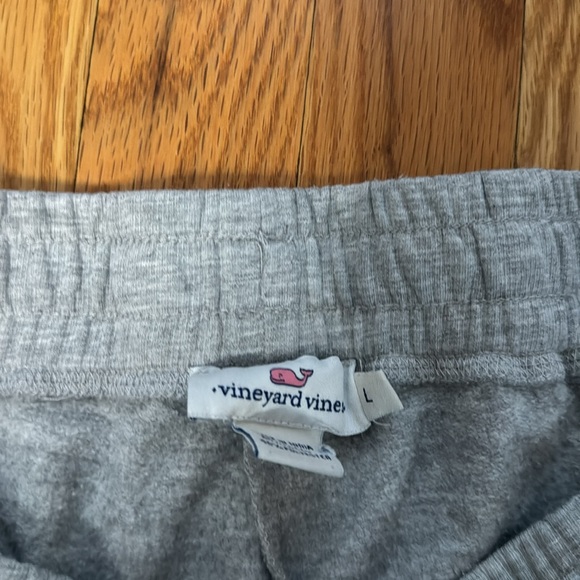 Vineyard Vines Women’s Gray Drawstring Cotton Blend Casual Sweatpants Sz L - Picture 3 of 6